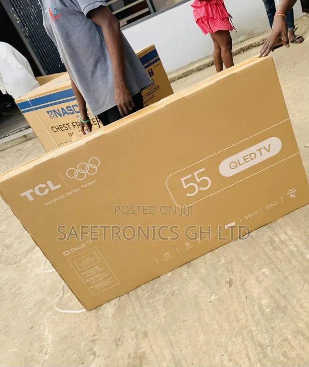 Newly in Stock TCL 55′′ QLED Smart Google TV 55C645 · Photo 1
