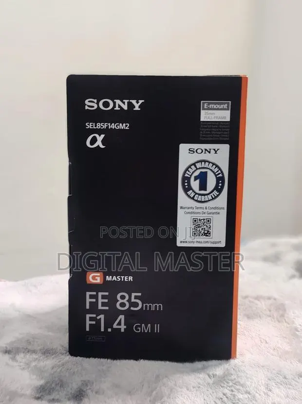 Sony Fe 85mm F/1.4 Gm Ii Lens · Photo 1