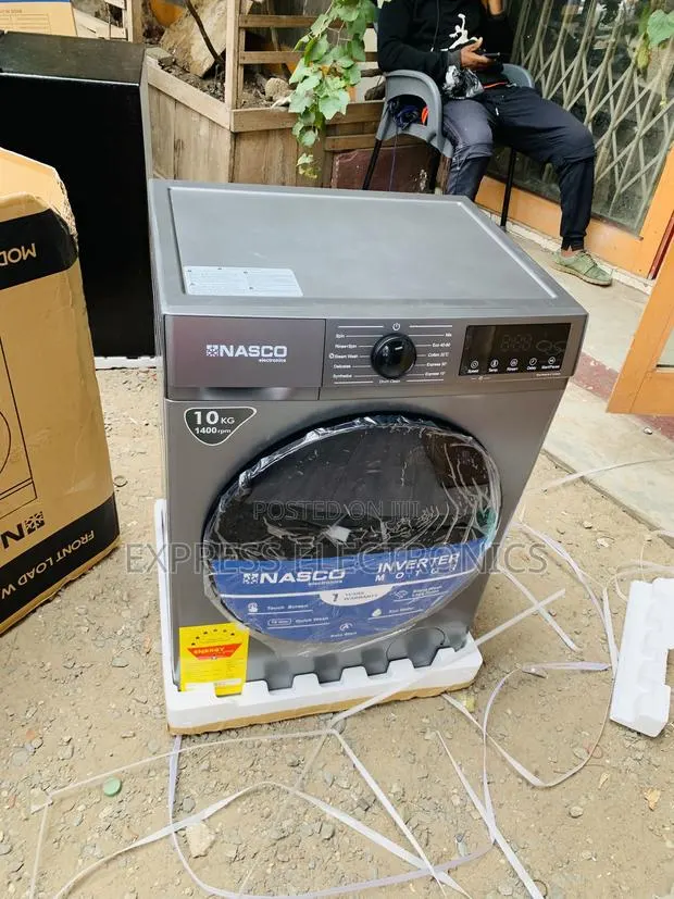 High Sleek Nasco 11kg Front Load Full Auto Washing Machine Nas-11kg-Sb · Photo 1