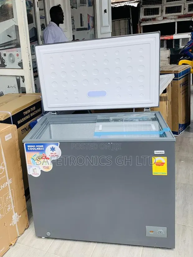 The Unveiling Nasco Singledoor Nas250FL 200 Liters Grey Freezer · Photo 1