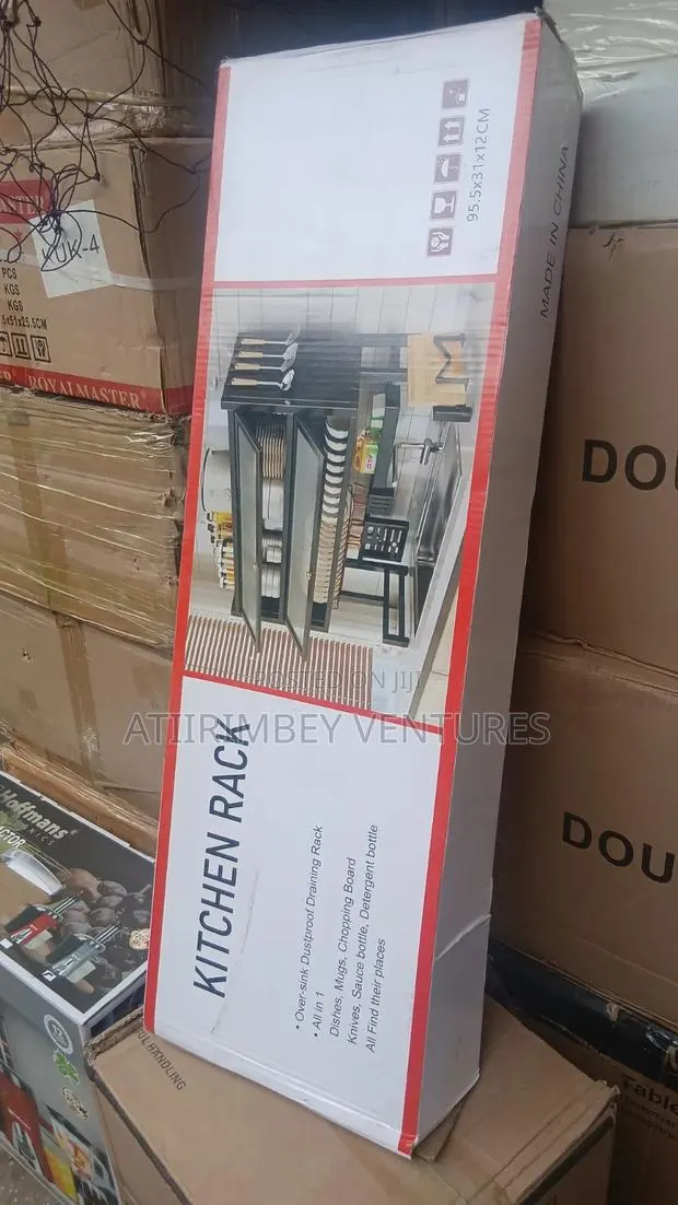 Over Sink Dust Proof Kitchen Rack Double · Photo 1