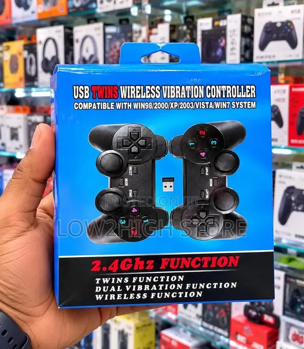 USB Twins Wireless Vibration Controller · Photo 1