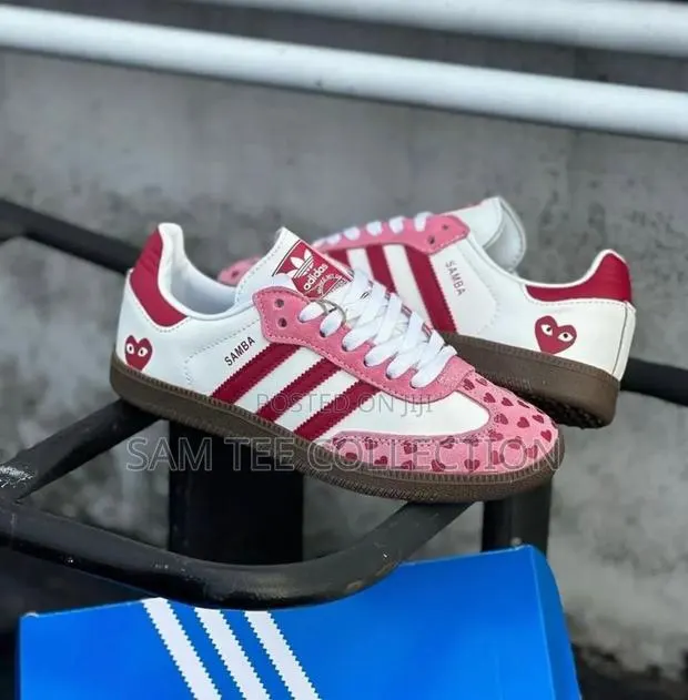Adidas Samba Pink and Red, High -Quality · Photo 1