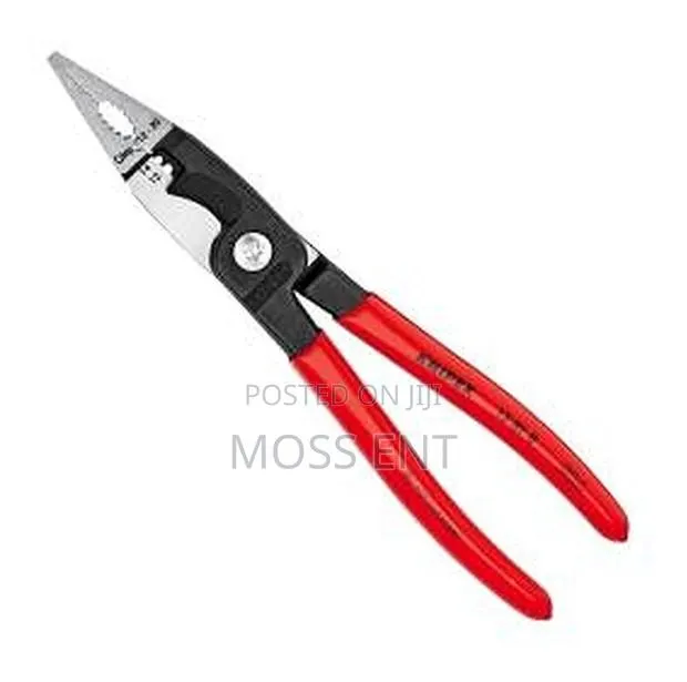 Plier for Electrical Installation 200mm 8 Inch Red - K- · Photo 1