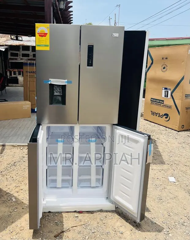 Super Affordable Pearl 4 Door Side by Side Fridge(PF-613mdixwd-1a) · Photo 1