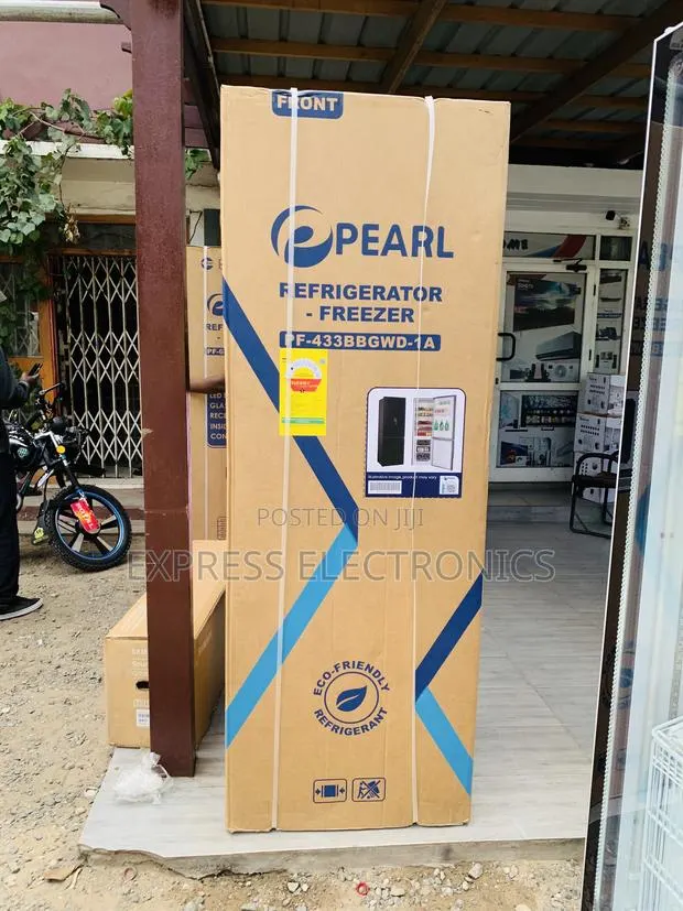 Hot Deals on 309L Fridge Pearl PF-433bg Double Door With Dispenser · Photo 1