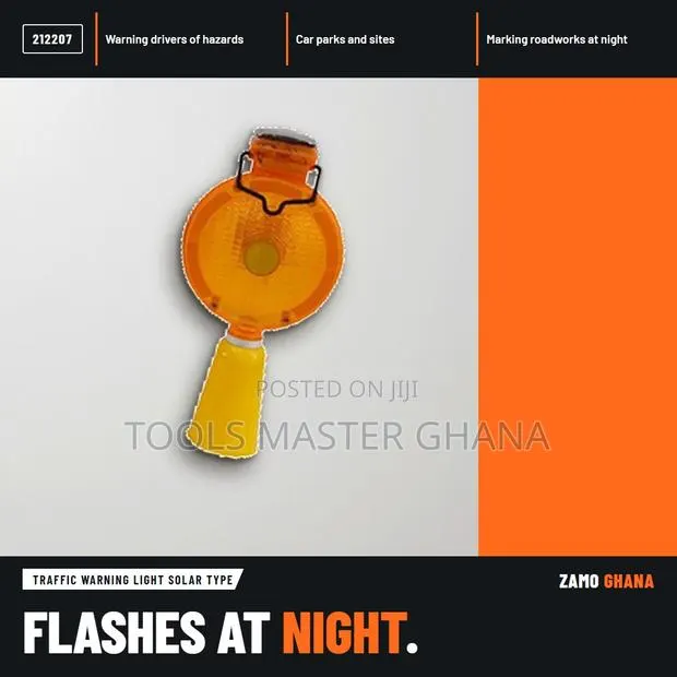 Traffic Warning Light Solar Type - 212207 · Photo 1