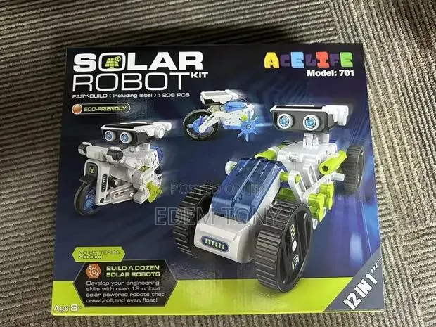 Solar Robot Toy 12-in-1 STEM Kit for Kids 8-12 Educational Fun · Photo 1
