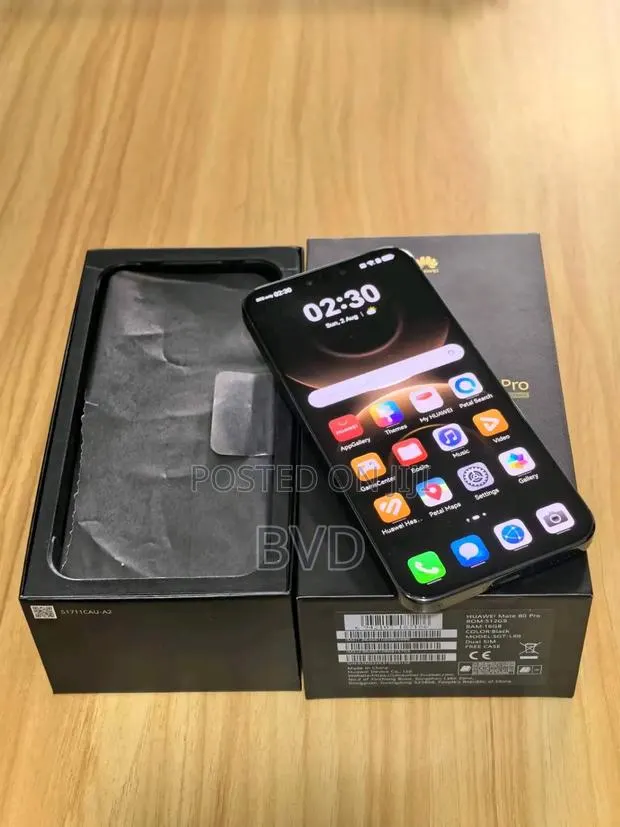 New Huawei Mate 80 Pro 5G 512 GB Black · Photo 1