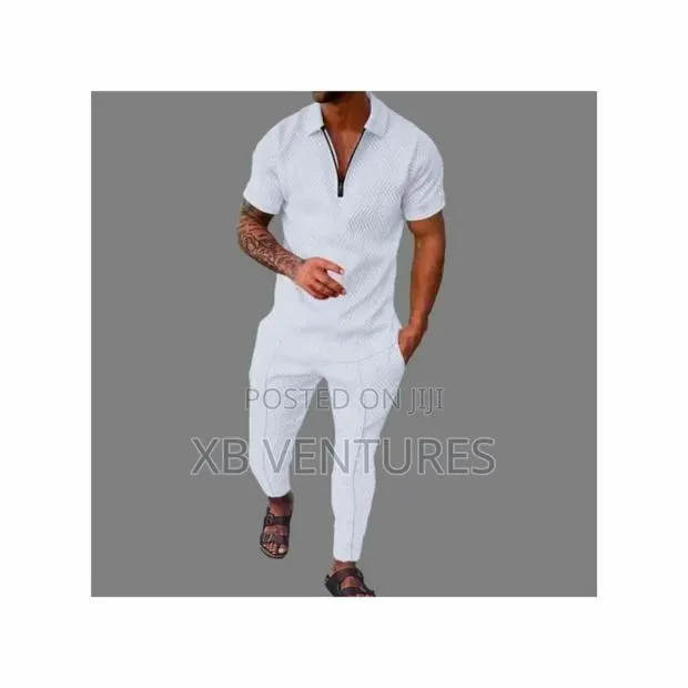 Coofenrisy Men's 2-Piece Polo Shirt Set · Photo 1