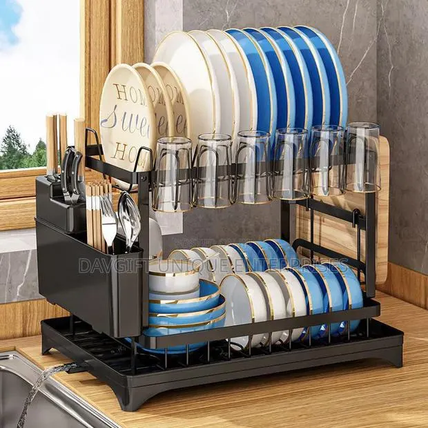 Metal Plate Rack With Many Compartment · Photo 1