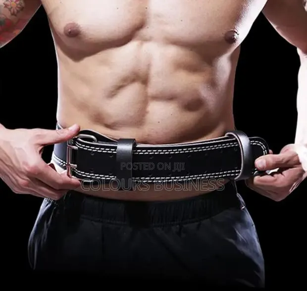 Cow Hide Weight Lifting Belt (Original) · Photo 1