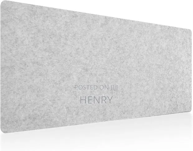 DAWNTREES Non-Slip Felt Desk Mat | Keyboard and Mouse Pad (Light Grey) · Photo 1