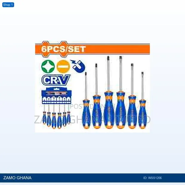 6 PCS Screwdriver - Wss1206 · Photo 1
