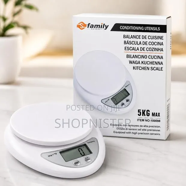 5KG Digital Kitchen Scale – High Precision Electronic Food · Photo 1
