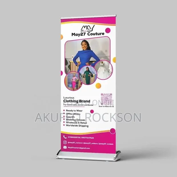 Pull Up Banner for Indoor or Outdoor · Photo 1