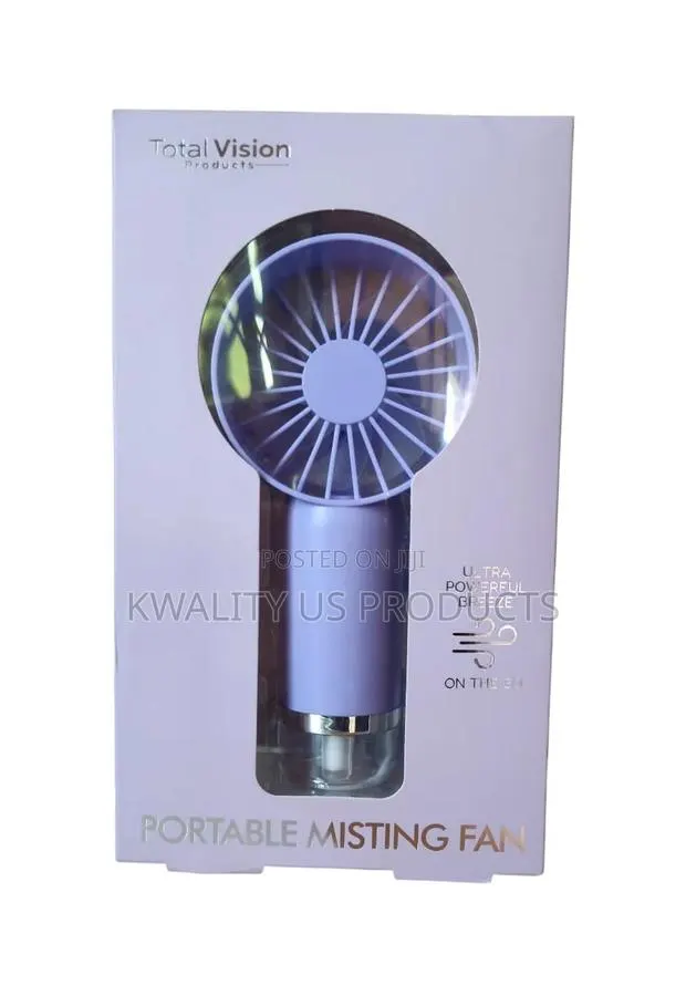 Total Vision Portable Misting Fan - USB Rechargeable · Photo 1