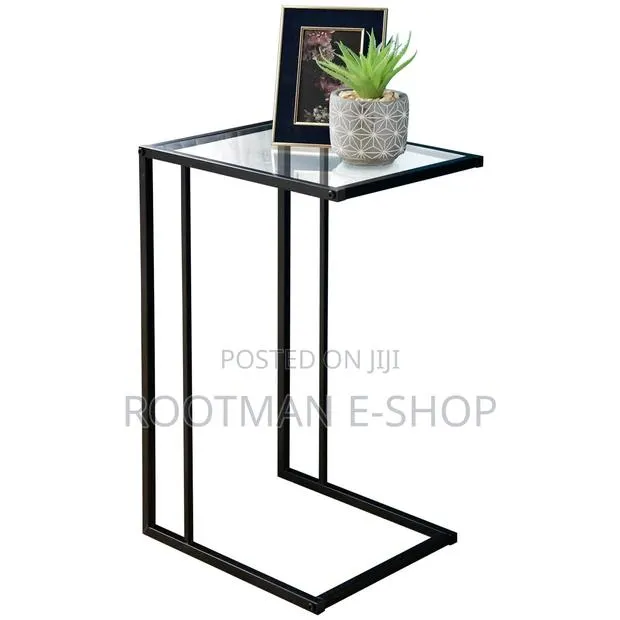 Home Essentials Sofa Table With Glass Top · Photo 1