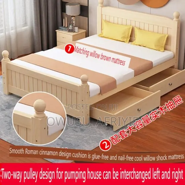 Kind Size Bed Frame With Drawers · Photo 1