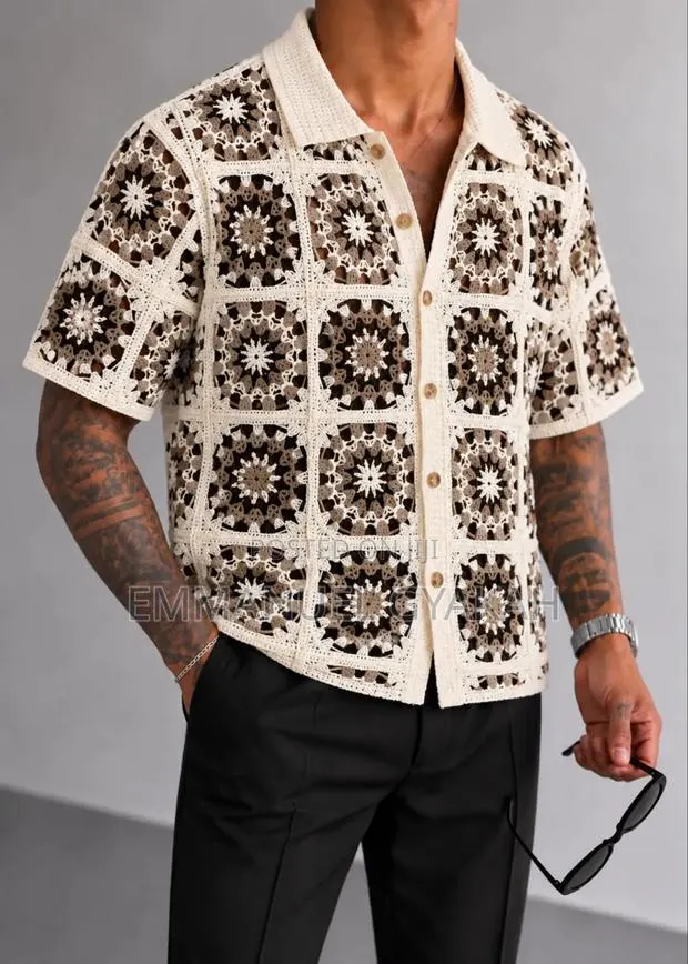Classic Crochet Shirt · Photo 1