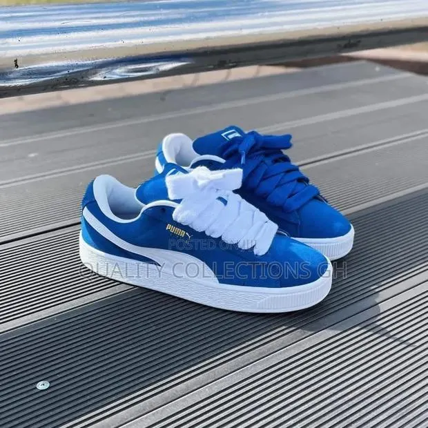 Puma Xl Suede Blue and White · Photo 1