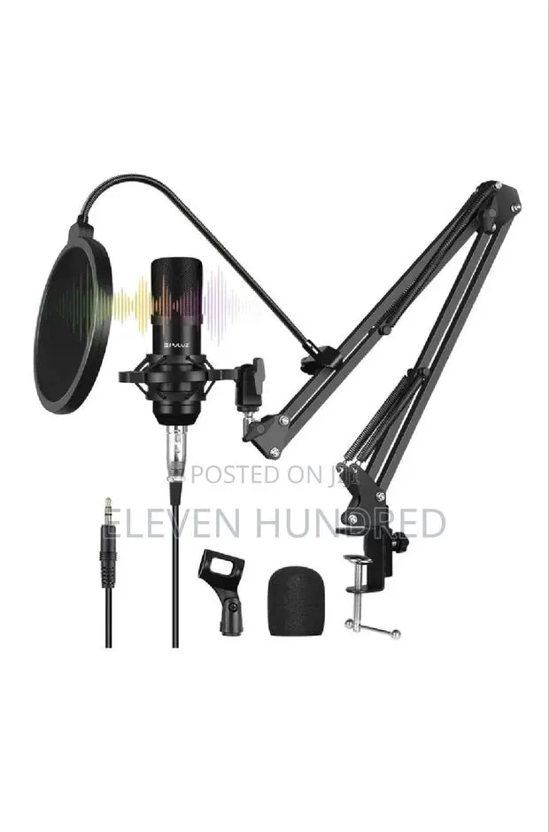 Podcast Microphone Usb Sound Card Kit Professional Studio Live · Photo 1