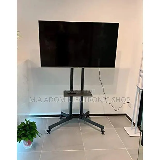 Floor Standing Mobile Tv Stand for Indoor Out Door Use · Photo 1
