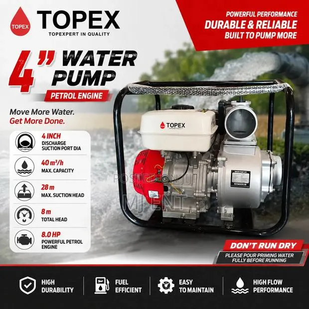 4 Inch Petrol Water Pump · Photo 1