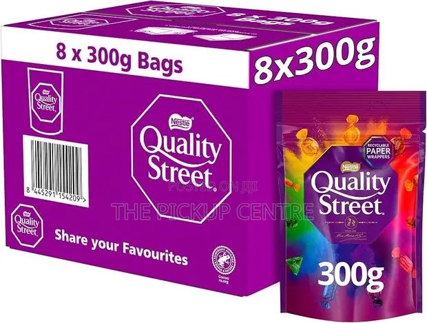 Nestle Quality Street Chocolates 1 × 300g Pouch Collection Mixed