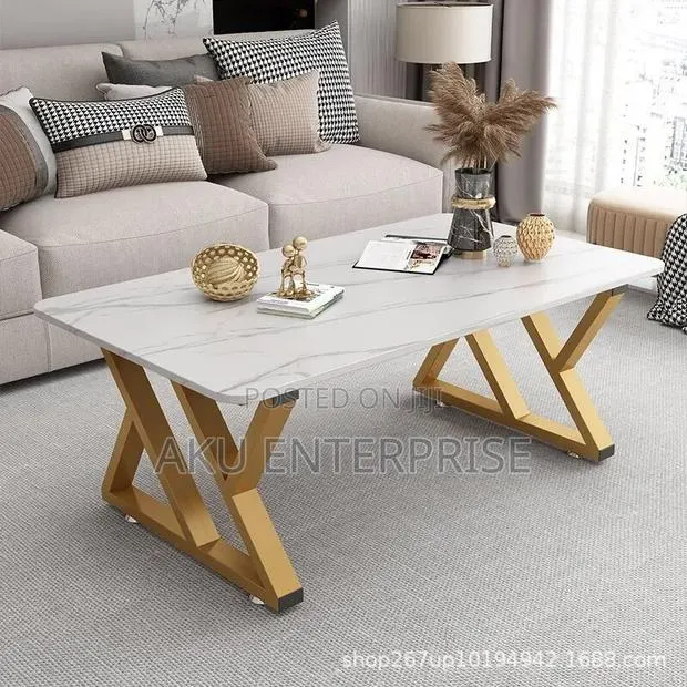 Modern Rock-Slab Coffee Table · Photo 1