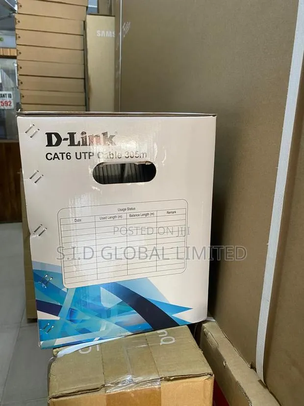 D-Link Cat6 305m Lan Cable -Original -Fast Internet+cctv · Photo 1