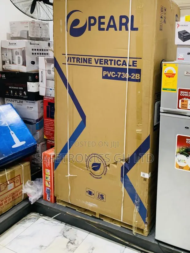 High Efficiency Pearl PVC-730-2b Double Door Display Fridge · Photo 1