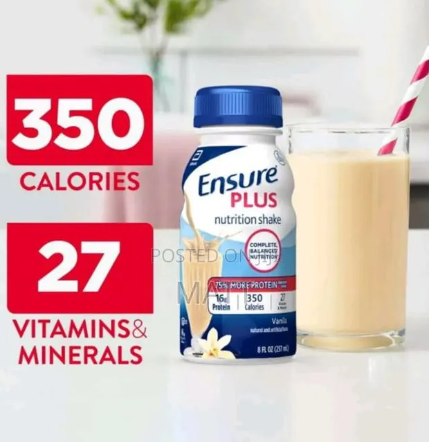 Ensure Plus Vanilla Nutrition Shake, High Protein. · Photo 1