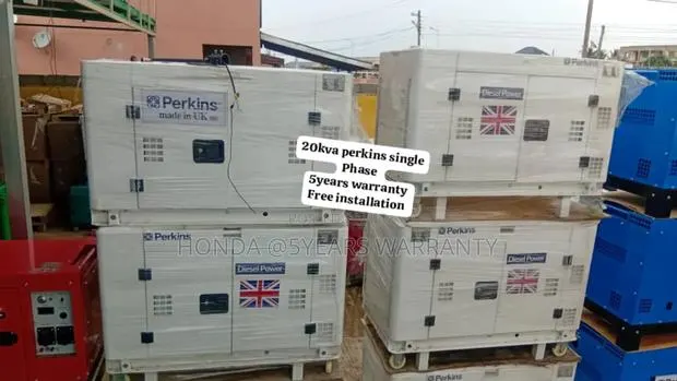 White Diesel Generator 20kva Perkins 22500watt Perkins 20kva · Photo 1