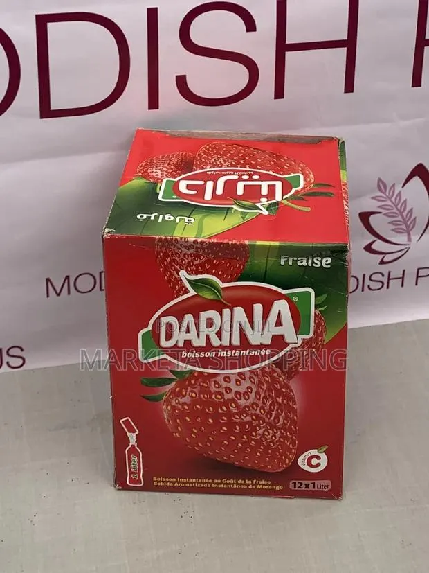 Darina Instant Drink Strawberry (12*1L) · Photo 1