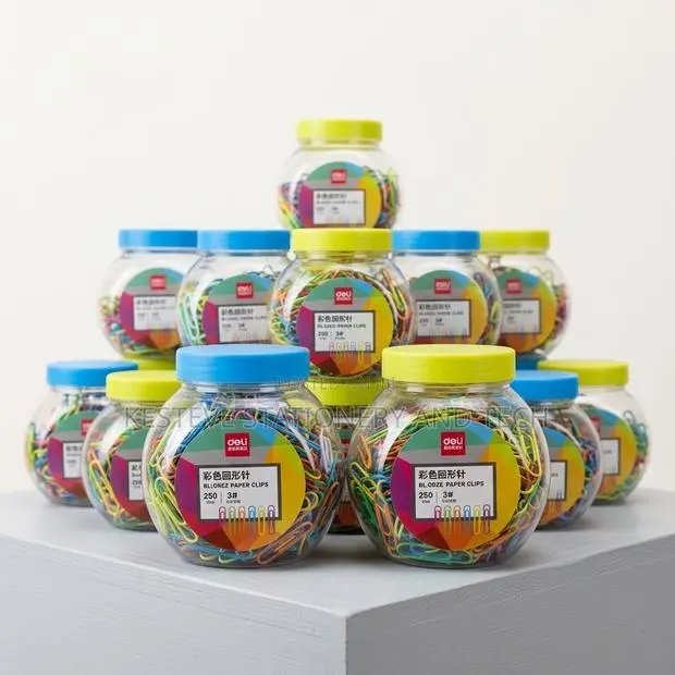 Colorful Paper Clips – 250pcs/Pack · Photo 1