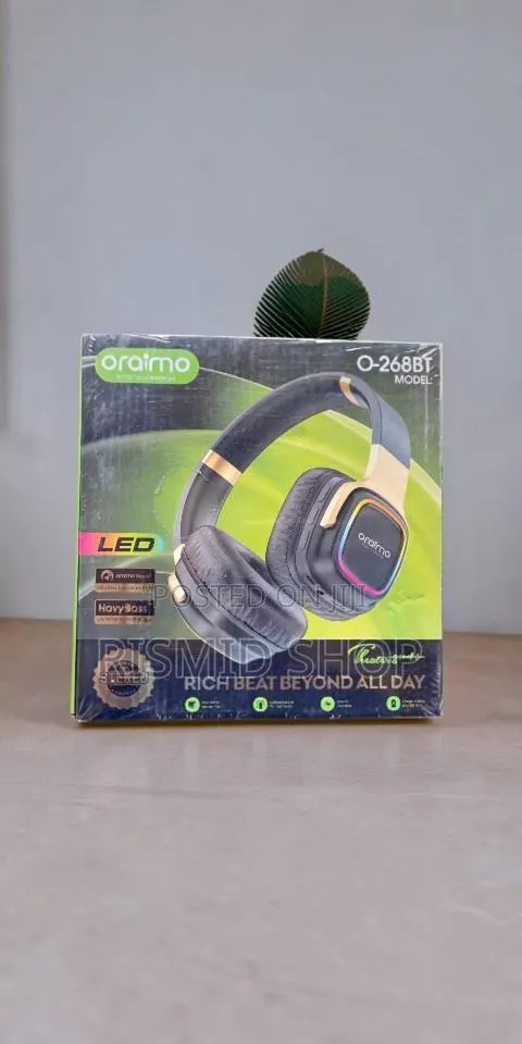 Oraimo O-268bt Led Music Headphones · Photo 1