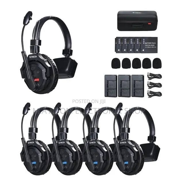 Wireless 5 In 1 Wireless Headset Intercom System · Photo 1