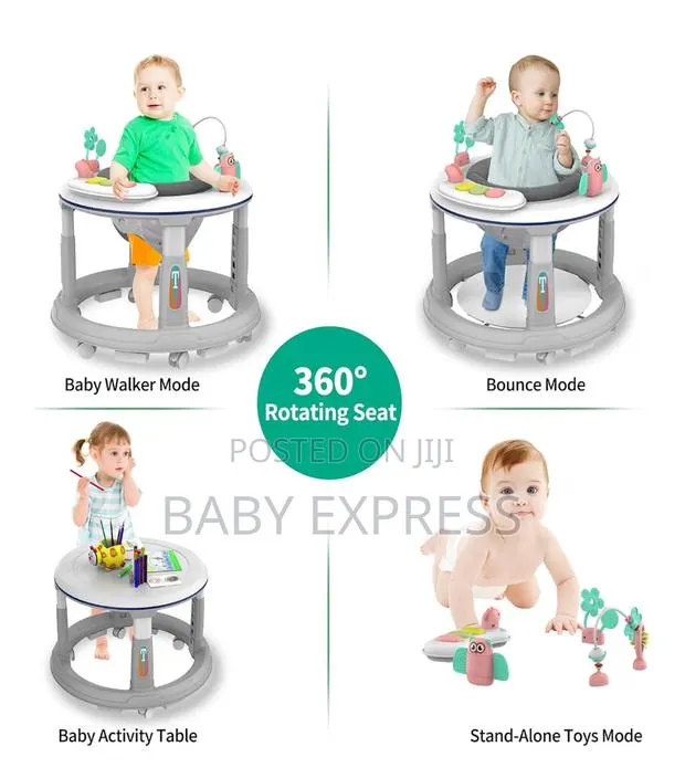 Baby Walker With Adjustableheight,Removable Tray for Feeding,Has Music · Photo 1