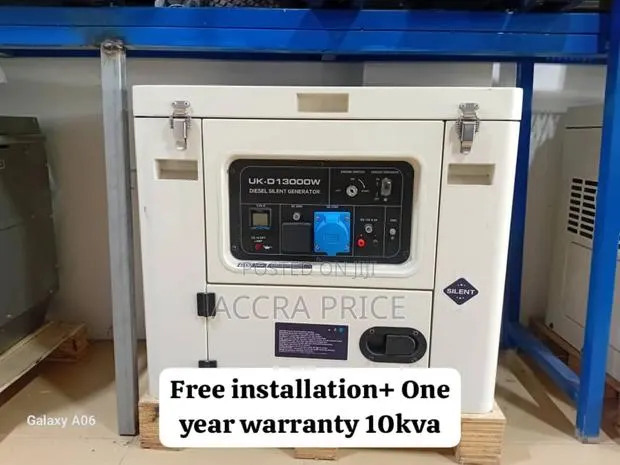Power All Day Generator 10kva Uk-D Diesel Bearable Noise · Photo 1