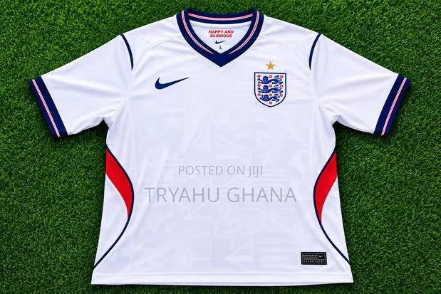 Shop Authentic England World Cup 2026 Jerseys Online at Tryahu Ghana · Photo 1