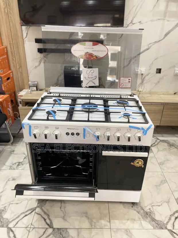 Mediatech 60x90 5 Burner Gas Cooker With Oven · Photo 1