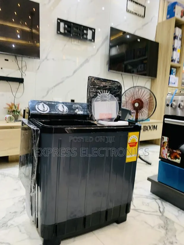 Ultra Sleek Black Nasco 7kg Black Semi-Auto Twin Tub WM (:NAS-07-TW) · Photo 1