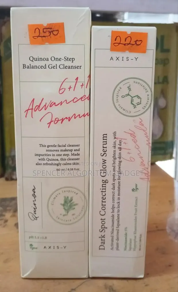 Axis-Y Dark Spot Corrector Glow Serum and Cleanser · Photo 1