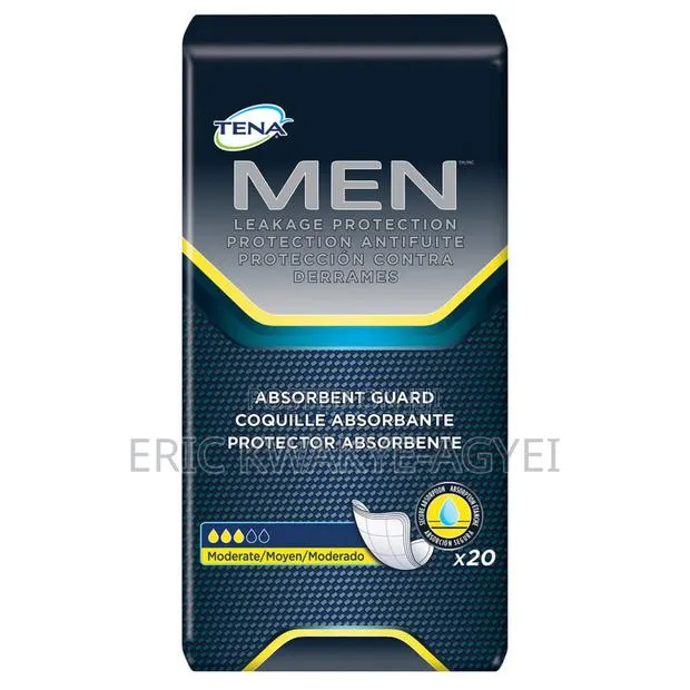 Tena Men Moderate Guard Incontinence Pad for Men, · Photo 1