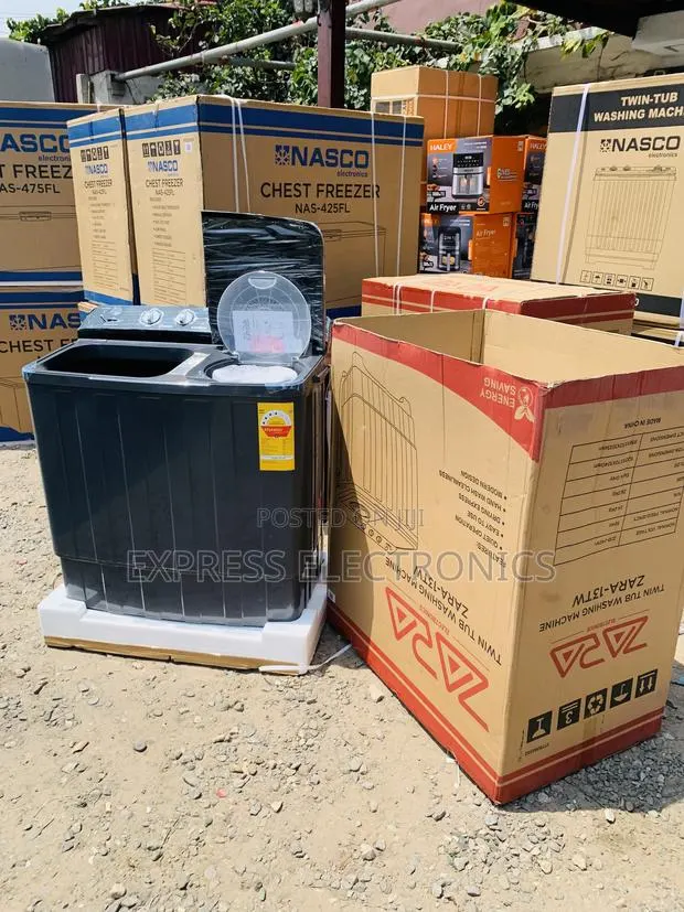 Newly in Box Zara 13kg Semi-Auto WM Twintub Topload Laundry Appliance · Photo 1