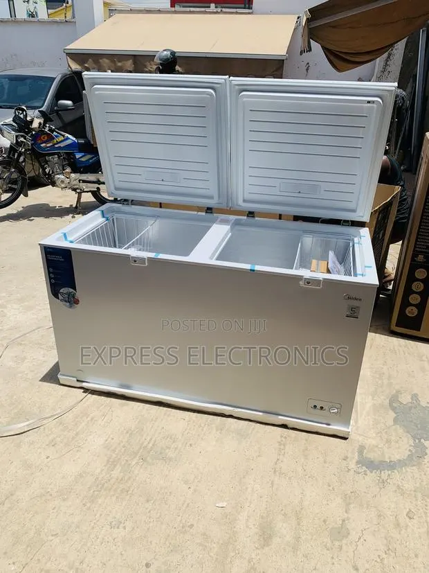 Grab the New White Midea Double Door White 508l · Photo 1