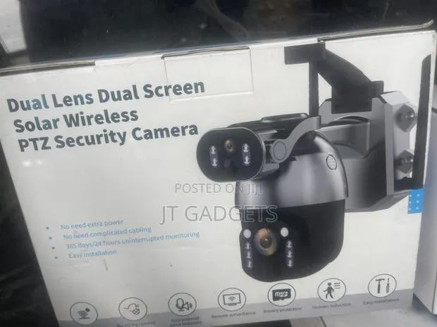 Dual Lens Dual Screen Wireless PTZ Security Camera · Photo 1