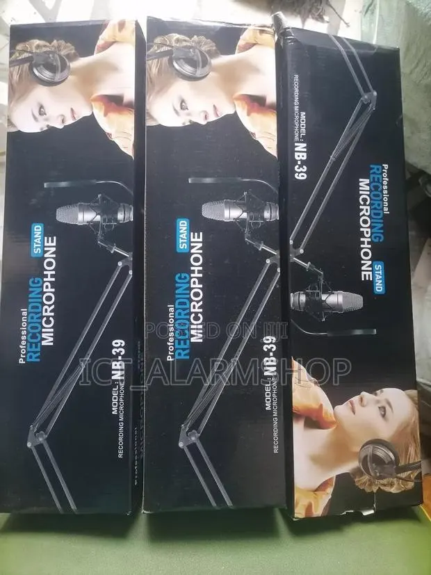Condenser Microphone Studio Long Arm Clamp Stand · Photo 1