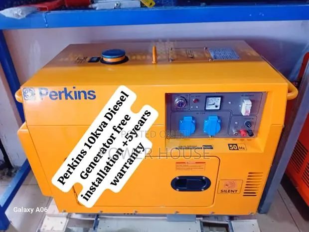 Genie Work Perkins Generator Diesel 10kva Silent · Photo 1